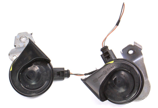 Horn Set 05-10 VW Jetta Rabbit GTI MK5 Sportwagen Clarton 1K0 951 221 B / 223 B