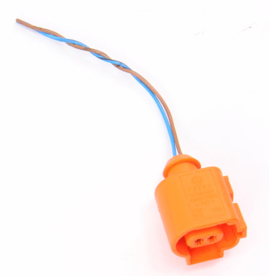 2 Pin Pigtail Wiring Plug 10-18 VW Jetta Golf GTI Mk6 Sportwagen - 1J0 973 702 C