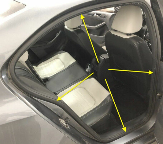 RH Rear Door Opening Weather Stripping Seal 11-18 VW Jetta MK6 - 5C6 867 914