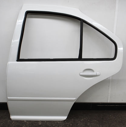 LH Rear Exterior Door Shell 99-05 VW Jetta MK4 4DR LA9B Cool White