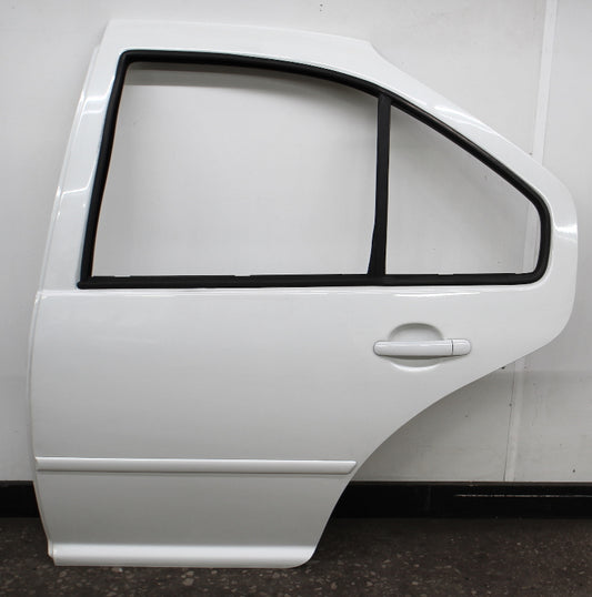 LH Rear Exterior Door Shell 99-05 VW Jetta MK4 4DR LA9B Cool White