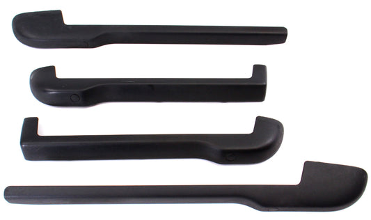 Seat Track Trim Covers 99-05 VW Jetta Golf MK4 Beetle Passat B5 Black - Genuine