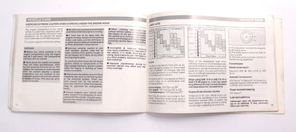 1989 VW Jetta Owners Manual Book MK2 - Genuine