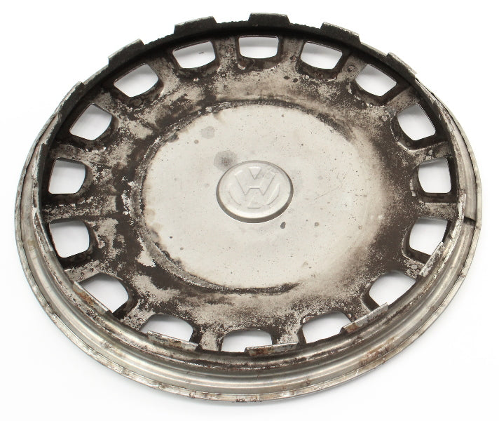 Genuine VW Metal 13" Hub Cap Wheel Cover VW Jetta Golf Rabbit Pickup Mk1 MK2 -