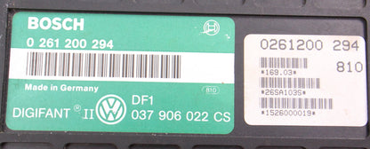 ECU Computer 88-92 VW Jetta Golf GTI MK2 Digifant II - Genuine - 037 906 022 CS