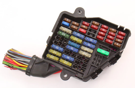 Dash Fuse Box Panel & Wiring Harness Pigtail 96-02 Audi A4 B5 ~- Genuine