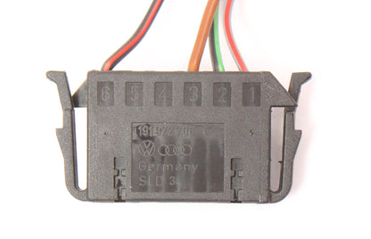 RH Tail Light Wiring Plug Pigtail 95-97 VW Passat B4 - Genuine - 191 972 706