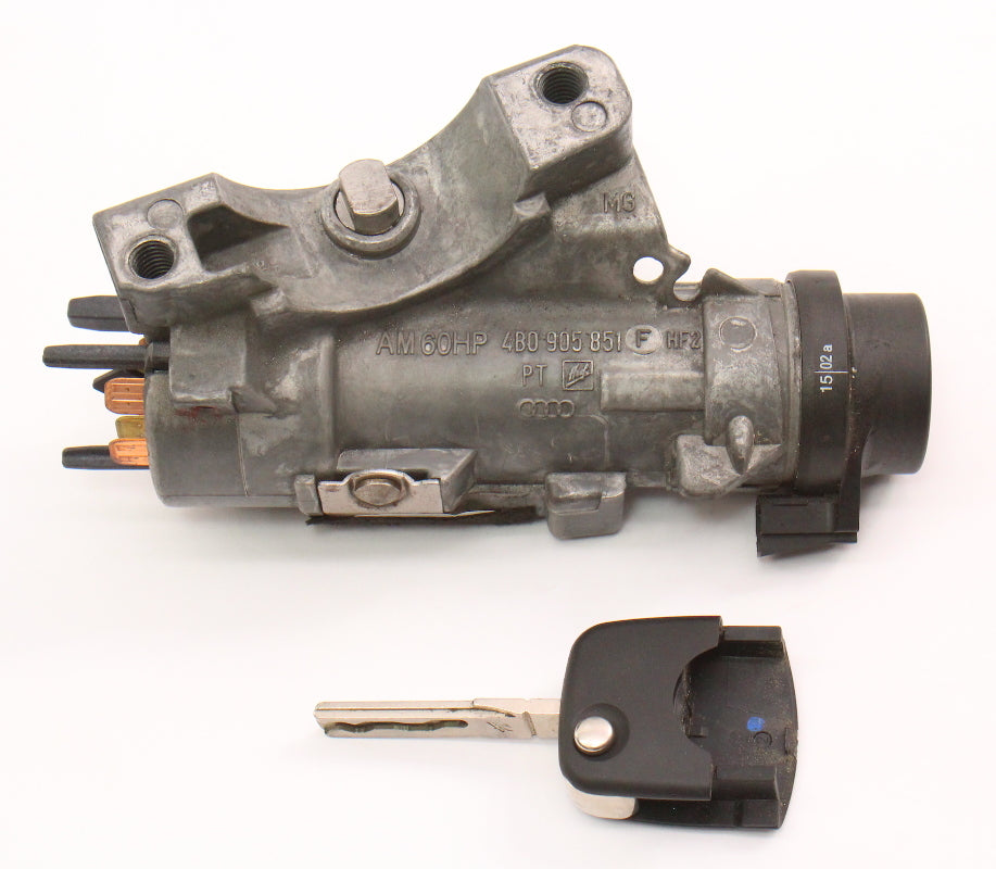 Ignition Housing & Key Audi A4 A6 A8 S8 VW Passat B5 Jetta MK4 - 4B0 905 851 F