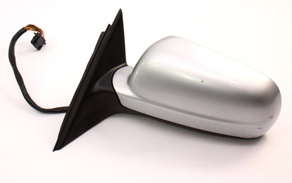 LH Exterior Side View Door Mirror 98-04 VW Passat B5 LA7W Reflex Silver - Genuine