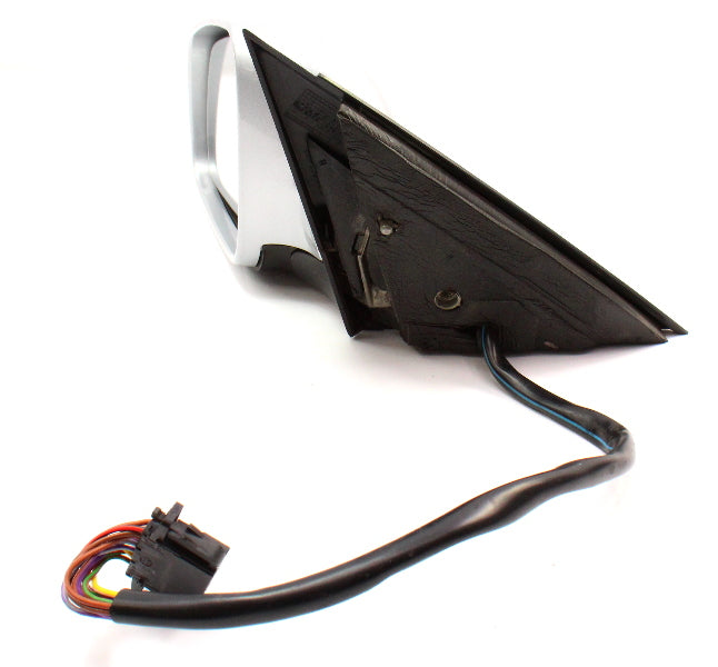 LH Exterior Side View Door Mirror 98-04 VW Passat B5 LA7W Reflex Silver - Genuine