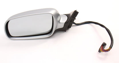 LH Exterior Side View Door Mirror 98-04 VW Passat B5 LA7W Reflex Silver - Genuine