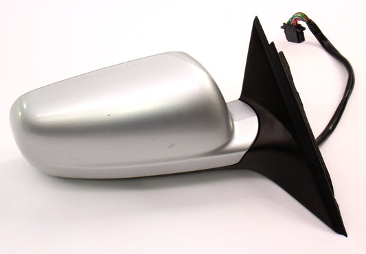 RH Exterior Side View Door Mirror 98-04 VW Passat B5 LB7Z Silver - Genuine