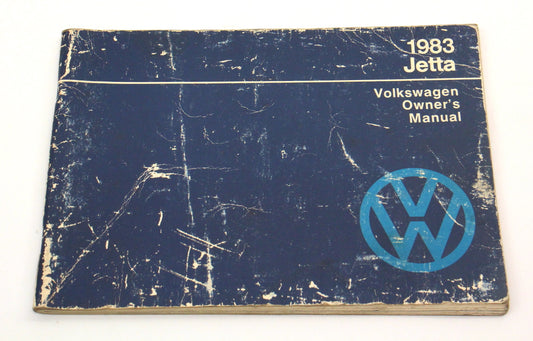 1983 Volkswagen VW Jetta MK1 Owners Manual Book