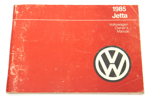 1985 Volkswagen VW Jetta Owners Manual Book MK2 - Genuine