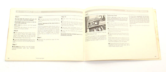 1986 Volkswagen VW Jetta Owners Manual Book MK2 - Genuine
