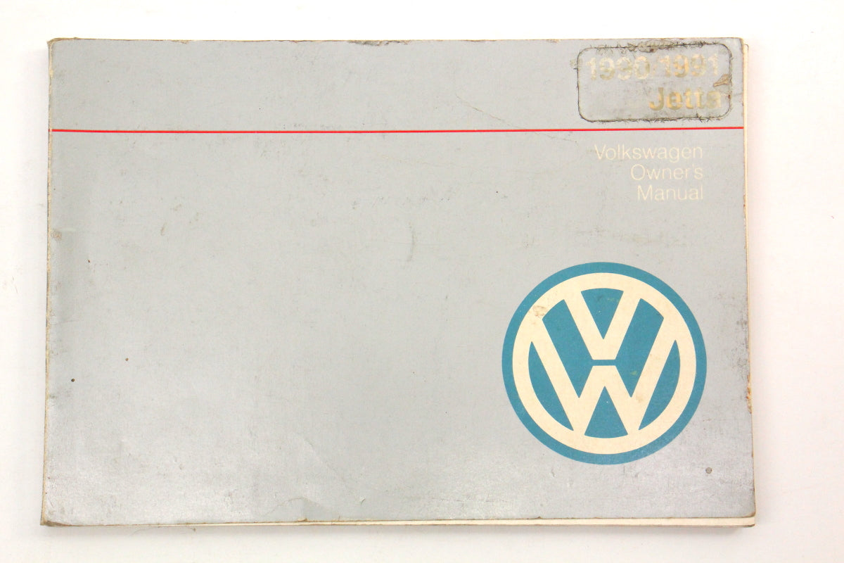 1990 Volkswagen VW Jetta Owners Manual Book MK2 - Genuine