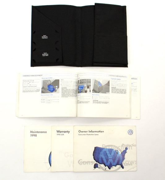 1998 Volkswagen VW Jetta MK3 Owners Manual Book ~ Genuine