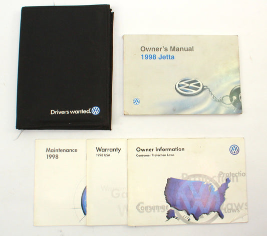 1998 Volkswagen VW Jetta MK3 Owners Manual Book ~ Genuine
