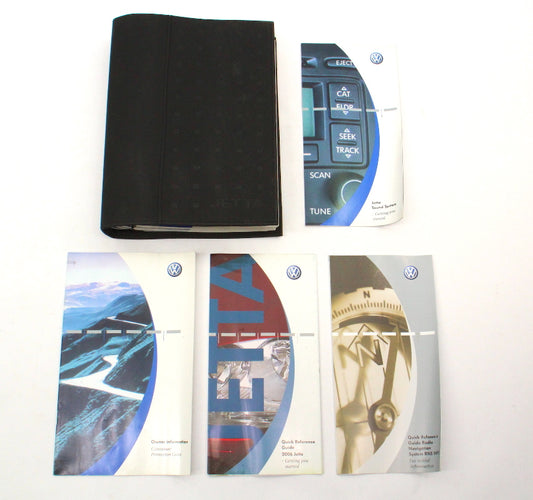 Owners Manual Operations Book 06 2006 VW Jetta MK5 - Genuine