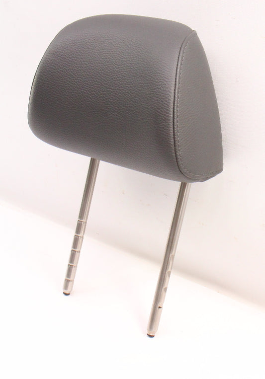 Front Seat Headrest 05-10 VW Jetta Rabbit MK5 Anthracite Leatherette - Genuine