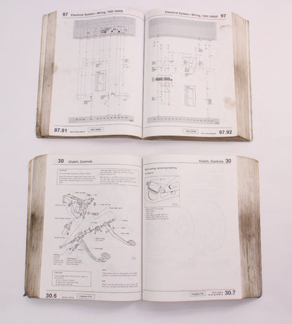 2 Vol Official Factory Repair Manual Bentley 84-88 Audi 5000S 5000CS LPV 800 445
