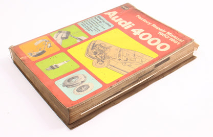 Official Factory Repair Manual Book 80-81 Audi 4000