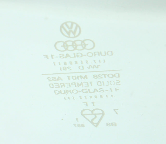 RH Front Stationary Quarter Non Vent Window Glass 75-84 VW Rabbit Jetta Mk1 -