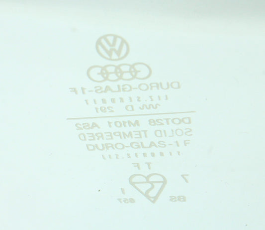 RH Front Stationary Quarter Non Vent Window Glass 75-84 VW Rabbit Jetta Mk1 -