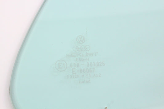 LH Door Vent Quarter Side Window Glass 80-91 VW Vanagon T3 - Genuine