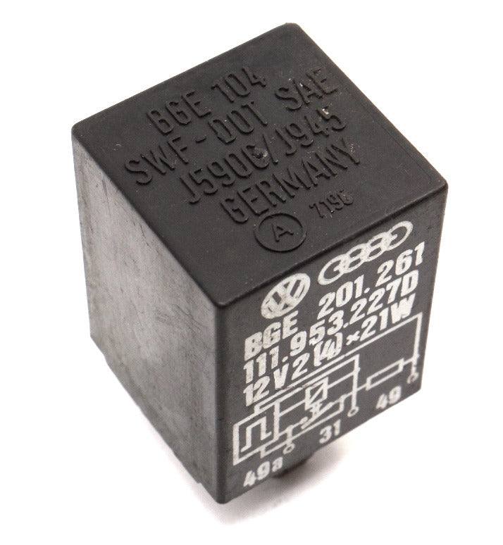 Turn Signal Flasher Relay Audi VW Jetta Golf GTI MK1 MK2 Vanagon ~ 111 953 227 D