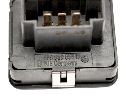 LH Power Window Switch 90-94 VW Corrado G60 SLC - Genuine - 535 959 855 D