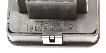 RH Power Window Switch 93-94 VW Corrado SLC Late - Genuine OEM - 535 959 855 C