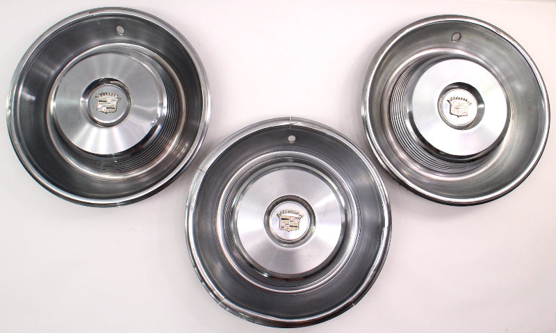 1965 Cadillac Hubcap Hub Cap Set Of 3 Wheel Cover Set - Genuine GM