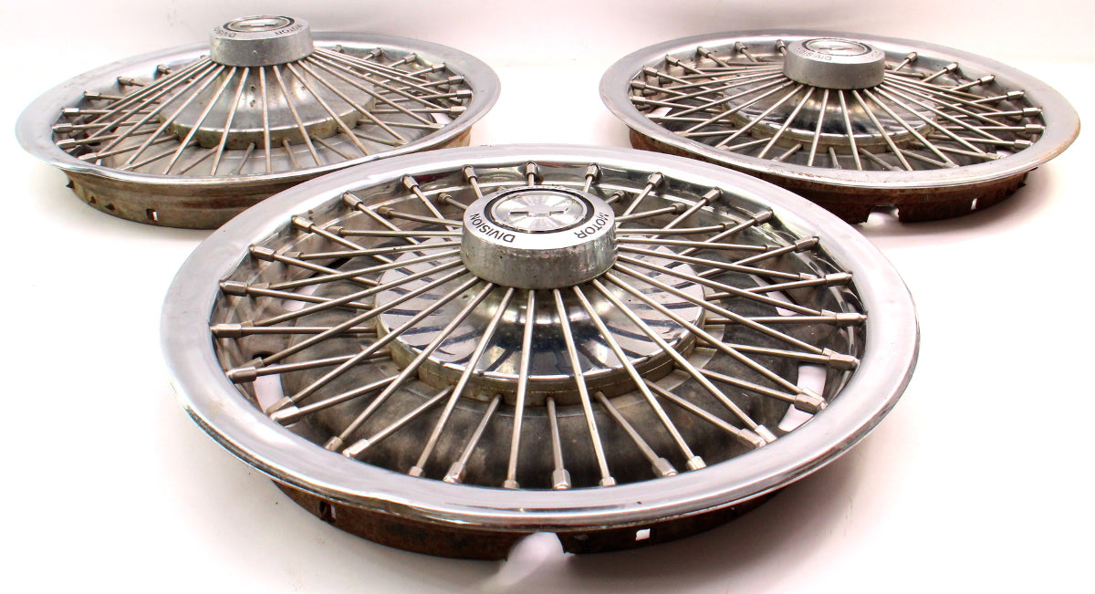 67-69 Camaro Hubcap Hub Cap Set Of 3 Wheel Cover Set - Genuine GM