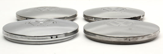 Chrome Wheel Center Hub Cap Set 75-84 VW Rabbit Jetta Pickup MK1 ~ Genuine