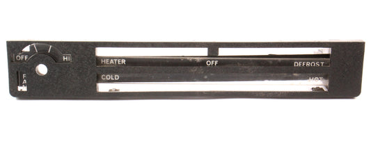 Climate Temp Controls Trim Face Plate 75-80 VW Rabbit MK1 - 175 919 383 DE & G