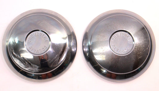 Set of 2 Stock 1960 Chevrolet Chevy Corvair Monza Dish Hubcap Hub Cap