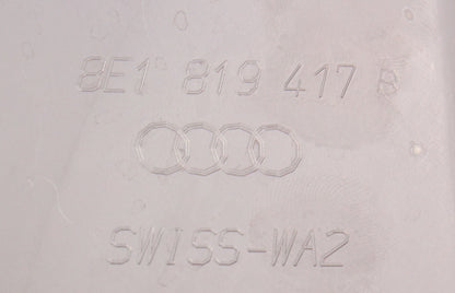 Windshield Rain Tray Cowl Battery Cover 02-05 Audi A4 S4 B6 ~ 8E1 819 417 B
