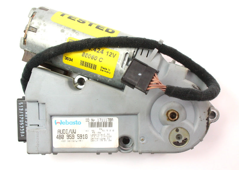 Sunroof Motor 02-05 Audi A4 A6 B6 C5 Jetta Wagon Sun Moon Roof - 4B0 959 591 G