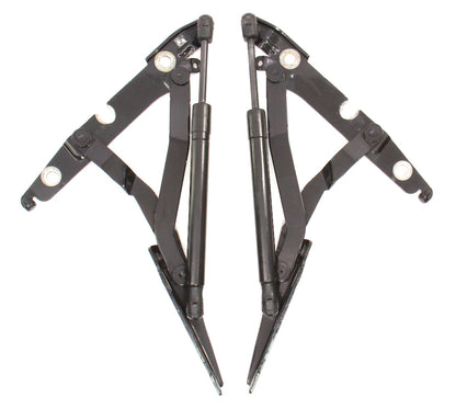 Trunk Hinges & Struts 02-08 Audi A4 S4 B6 B7 LY9B Black - 8E5 827 301 C / 302 C