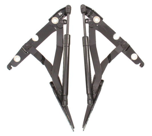 Trunk Hinges & Struts 02-08 Audi A4 S4 B6 B7 LY9B Black - 8E5 827 301 C / 302 C