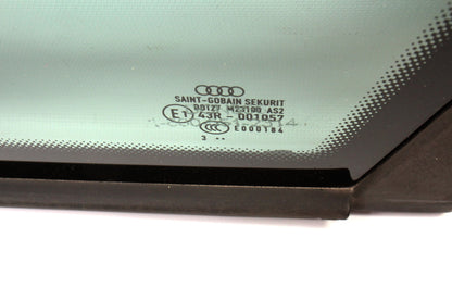 RH Rear Quarter Window Side Glass 02-05 Audi A4 S4 B6 Sedan - Genuine