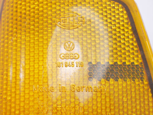 LH Turn Signal Corner Light Lamp Lens 80-84 VW Jetta Mk1 Genuine . 161 945 119