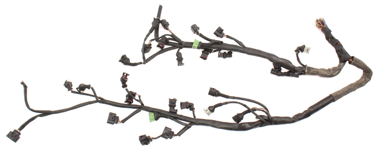 Engine Ignition Coil Injector Wiring Harness Pigtail 04 2004 VW Touareg 4.2 V8