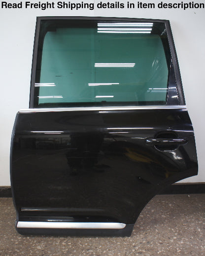 LH Rear Complete Door Assembly 04-10 VW Touareg - L041 Black
