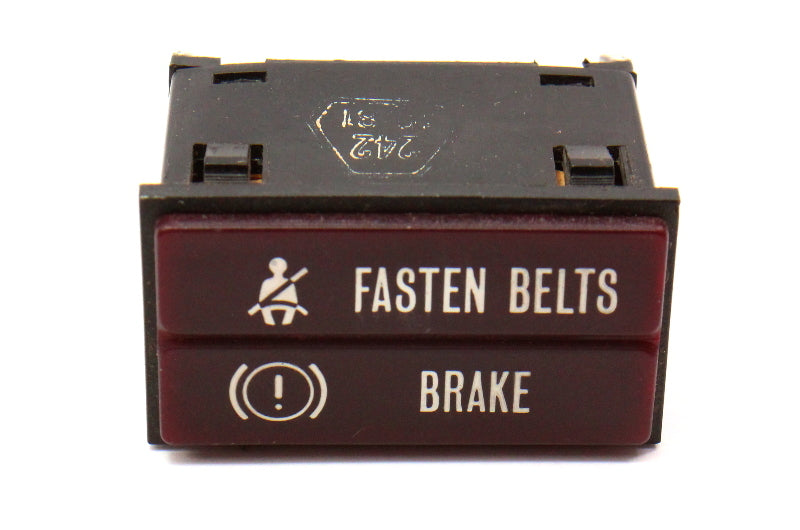 Fasten Seat Belt / Brake Dash Light 85-93 VW Cabriolet Rabbit ~ 113 919 232