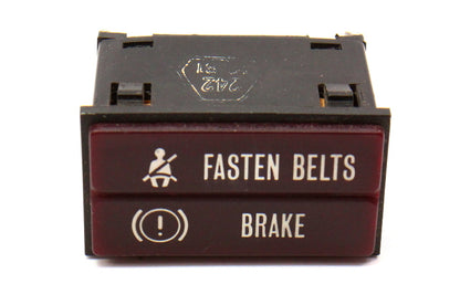 Fasten Seat Belt / Brake Dash Light 85-93 VW Cabriolet Rabbit ~ 113 919 232