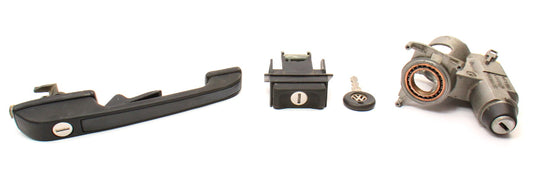 Lock Set Ignition Door Handle Key 85-92 VW Golf GTI MK2 - Genuine - 357 905 851