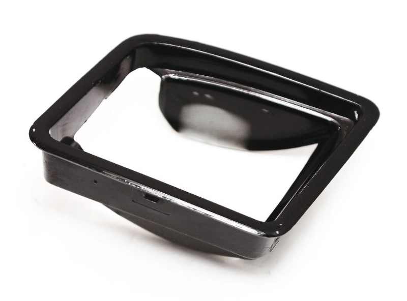 RH License Plate Light Trim Surround 98-05 VW Beetle - L041 Black - 1C0 943 138