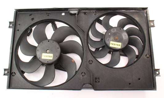 Engine Radiator Cooling Fans Shroud 98-05 VW New Beetle ~ 1C0 121 207 C ~